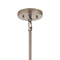 Darton 13.75" 3 Light Convertible Pendant/Semi Flush with Clear Glass Classic Pewter подвесной светильник 52125CLP Kichler