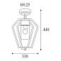 Подвесной светильник Gemstone Moretti Luce 3453.E27 — фото 1