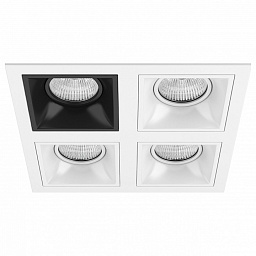 D54607060606 Lightstar Domino точечный светильник, 50Вт, белый;черный