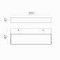 A3972170B ACB Brick 38 AP LED современный светодиодный бра White / Prismatic — фото 2