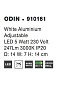 910161 ODIN Novaluce настенный светильник LED 5Вт 230В 247Lm 3000K IP20