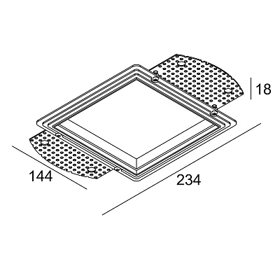 MOUNTING KIT ENTERO SQ-L Delta Light монтажный комлект