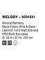 9581501 MELODY Novaluce светильник LED E27 1x12Вт 230В IP20