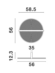 NL_DECORATIVE_NOAH_CEILING_LIGHT Nova Luce NOAH Потолочный светильник