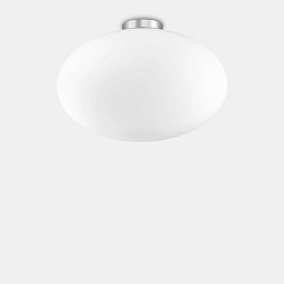 086781 Ideal lux Candy потолочный светильник с круглым матовым плафоном из опалового стекла