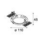 14203030 Modular Accessories Утопленное кольцо Ø110 — фото 1