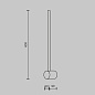 MOD237WL-L6BS3K Maytoni Light stick Настенный светильник 7W 500лм Латунь — фото 7