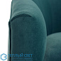 Misha Accent Chair Peacock Velvet Dark Walnut мягкое сиденье Arteriors 8130 — фото 8