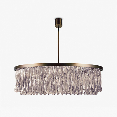 Потолочный светильник Triple Drum Ribbon Chandelier Bella Figura CL464-3T