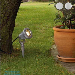 ECO-2A-ground Bel lighting Eco садовый прожектор с круглым корпусом на низкой ножке