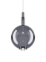 SKY-FALL ROUND LARGE SUSPENSION GLOSSY SMOKE 3000K CE