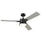 52" Pillar Fan Satin Black люстра-вентилятор 300314SBK Kichler — фото 3