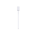 Sandy White Aluminium LED 4Watt 220-240Volt 177Lm IP20 3000K D:5 H:50 cm