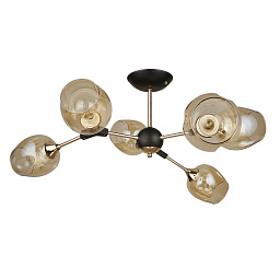 A4211PL-6BK Arte Lamp SEPPIA люстра на штанге с шестью плафонами золотого цвета