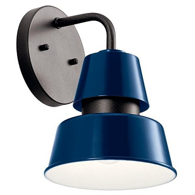 Lozano 9.75" 1 Light Wall Light Catalina Blue уличный настенный светильник 59001CBL Kichler