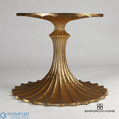 Flute Table Base-Gold Leaf-34 Global Views стол