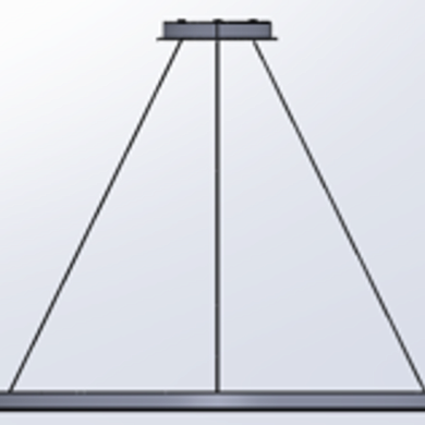 CS5K-00A9AZRU14 подвесной светильник Leds C4 Circular Downward ø900 Recessed белый