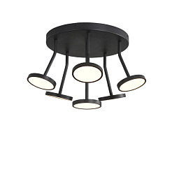 P3945000N ACB Iluminacion Corvus потолочный светильник на лампах чёрного цвета