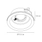 A9215PL-1WH Arte Lamp Invisible точечный встраиваемый светильник GU10 1х35W — фото 4