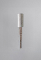 Burnt Silver shown with 6 Halley Oval in Natural Linen with Cream Card lining