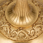 Stl 12-1090/1 Antik-gold Fonsa Orion торшер с коническим текстильным абажуром — фото 5
