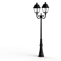 Avenue 3 N° 8; Clear glass E27 105W; Dark black