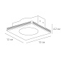 A9110PL-1WH Arte Lamp Invisible точечный встраиваемый светильник GU10 1х35W — фото 3