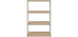 Neutra combination 80 x h119 cm - 4 shelves Bolia книжный шкаф