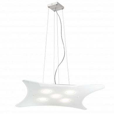Metal Lux Manta SP 5L Square квадратная люстра чёрный 264.150.03