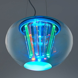 0341010A Artemide Spectral подвесной светильник с куполообразным плафоном из прозрачного стекла