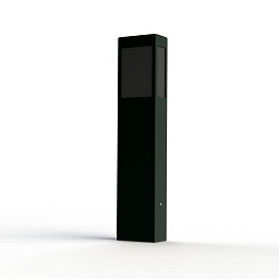108006059 Roger Pradier Brick2 садовый боллард прямоугольной формы серого оттенка