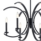 Cassadee 16.5" 6 Light Chandelier Black люстра 52116BK Kichler — фото 4