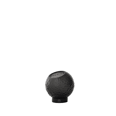 510750002010 GLOBE AYTM Ваза-шар из матового чёрного стекла диаметром 10 см