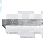 Kolarz Rettangolo 6040.80150/W люстра сусальное серебро белый длина 155cm мин. высота 29cm макс. высота 262cm 1 лампа led — фото 2