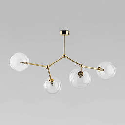 a068631 TK Lighting Fairy потолочная люстра с пятью шарообразными стеклянными плафонами на кронштейнах