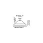 Уличный подвесной светильник Faro Barcelona Saigon Out W100 на жесткой штанге, Ø103 см — фото 1