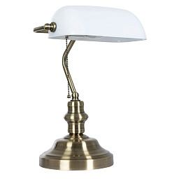 A2493LT-1AB Arte Lamp BANKER настольная лампа банкирского типа с латунным корпусом