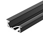 048997 Arlight Профиль SL-BEVEL-W21-F-2000 ANOD BLACK — фото 2