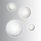 PLNEL100FBXXE27 Axolight Nelly 100 AP PL круглый настенно-потолочный светильник белый — фото 2