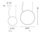 Уличный подвесной светильник «O» Artemide — фото 6