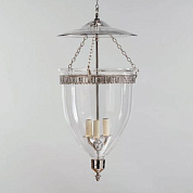 CL0114.NI.SE Kenwood Globe Lantern, Nickel, 3 Lights