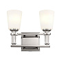 Rosalind 11.5" 2 Light Vanity Light Polished Nickel настенный светильник 55146PN Kichler — фото 7