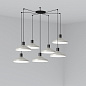 68595-7L KOMBO GREY PENDANT LAMP ø400 1X E27 7L подвесной светильник Faro barcelona