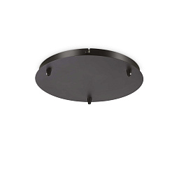 285603 Ideal lux Rosoni Потолочное основание стандартное на 3 вывода, черный цвет