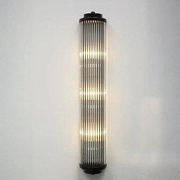PP-611 Patinas lighting Orly высокое бра со стеклянными стержнями в металлической раме