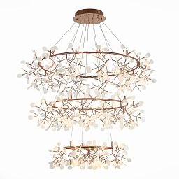 SL379.203.486 ST-Luce Rafina подвесной светильник с медными элементами и несколькими источниками света