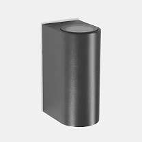 Wall fixture IP65 Max Double Emission LED 10.5W 3000K Urban grey 805lm