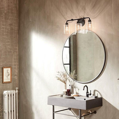 Gunnison 24" 3 Light Vanity Light Black настенный светильник 45666BK Kichler