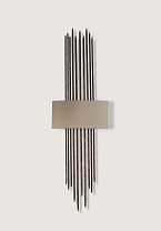 Burnt Silver shown with 14 Caged Semi Cylinder in Putty with Cream Card lining