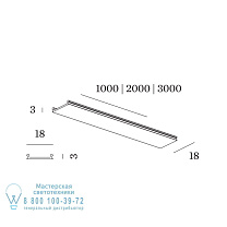 STREX SYSTEM BLANK COVER 3.0M WHITE Wever Ducre